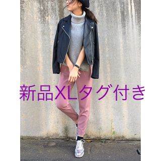 ユニクロ(UNIQLO)のネオレザーライダースジャケット＊ブラック(ライダースジャケット)