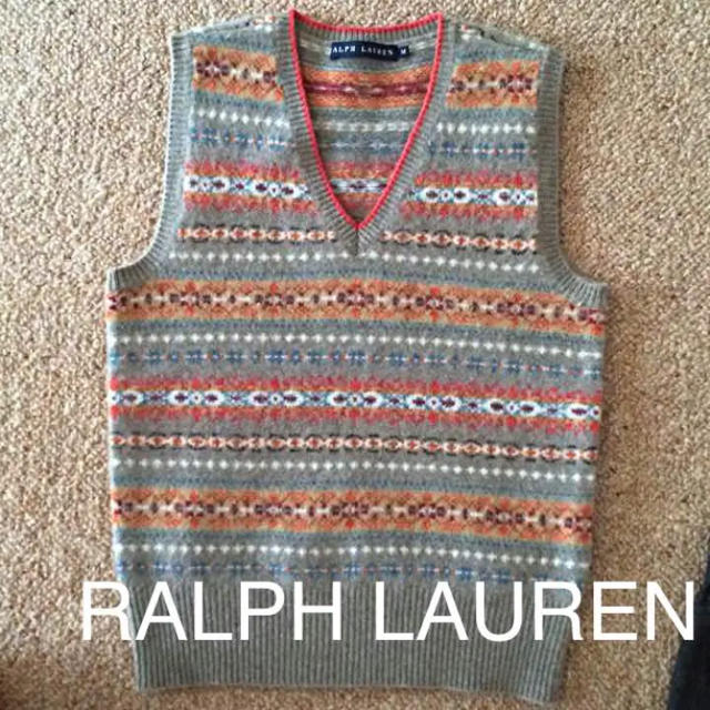 90s ラルフローレン ウールベスト アンゴラ フェアアイル | フリマアプリ ラクマ 日本買い RALPH POLO LAUREN ベスト セーター ウール アイル フェア ベスト