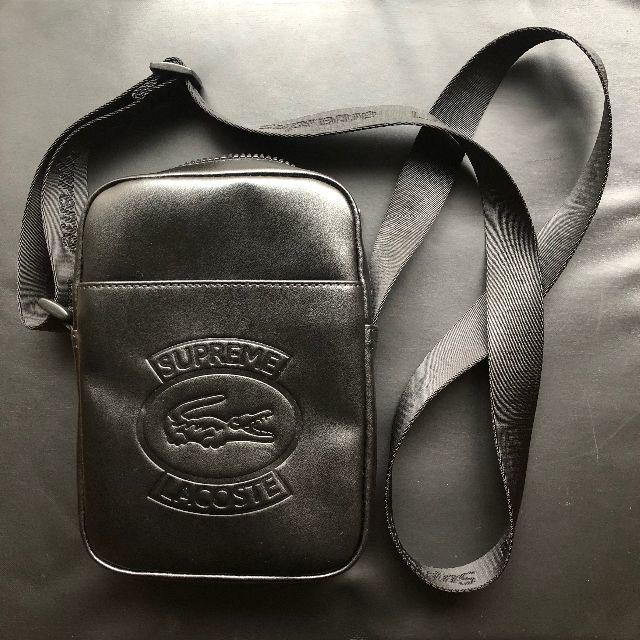 Supreme LACOSTE shoulder bag black