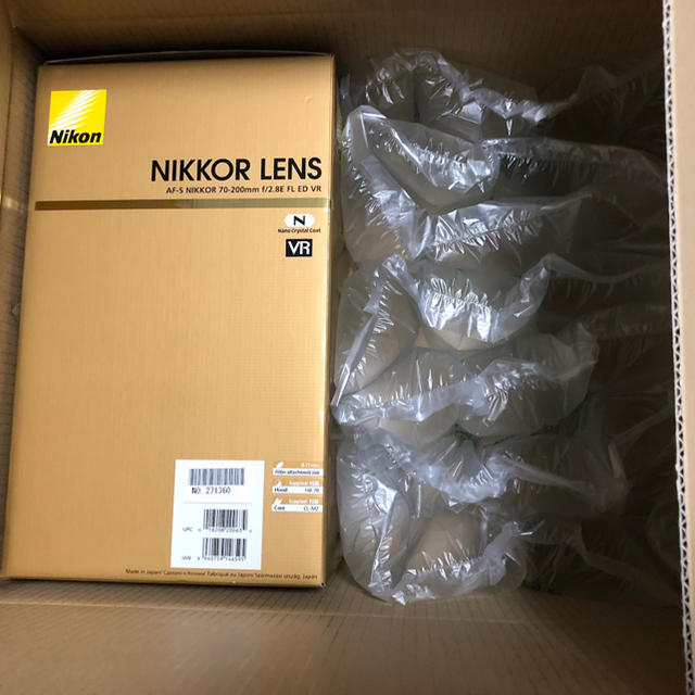 Nikon - 新品 AF-S NIKKOR 70-200mm f/2.8E FL ED VR