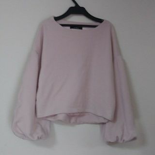 ダブルクローゼット(w closet)の●ダブルクローゼット●バルーンスリーブプルオーバー(カットソー(長袖/七分))