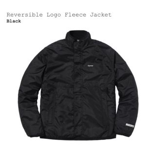 reversible logo fleece jacket