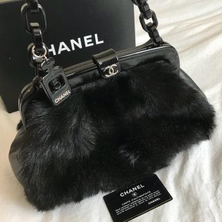 シャネル(CHANEL)のemurin様専用です♡CHANEL シャネル リアルファー がま口バッグ (ショルダーバッグ)