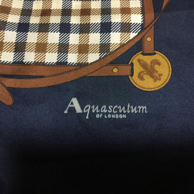 AQUA SCUTUM(アクアスキュータム)のaya様交渉中 Aquascutum アクアスチェックスカーフ レディースのファッション小物(バンダナ/スカーフ)の商品写真