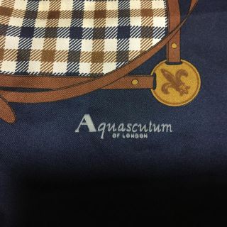 アクアスキュータム(AQUA SCUTUM)のaya様交渉中 Aquascutum アクアスチェックスカーフ(バンダナ/スカーフ)