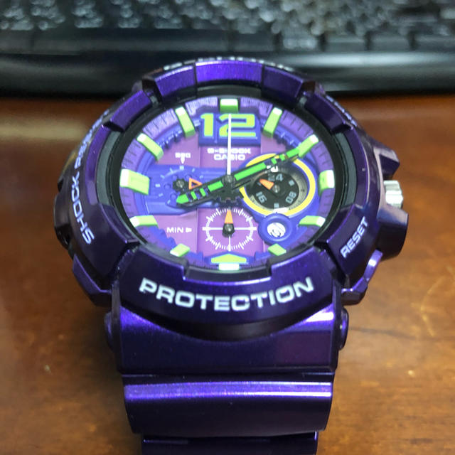 G-SHOCK(ジーショック)の最終お値下げ！ G-SHOCK GAC-110 エヴァンゲリオン 初号機カラー メンズの時計(腕時計(アナログ))の商品写真