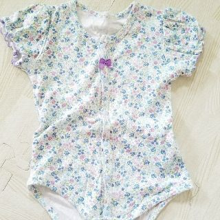 ニシキベビー(Nishiki Baby)の小花柄　半袖ロンパース(下着)