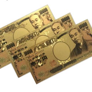 金運アップ‼️ 一万円札ゴールド ラッキーセブン 金運グッズ(財布)