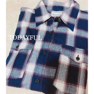 トゥデイフル(TODAYFUL)の最終値下げ‼️todayful ✴︎チェックシャツ(シャツ/ブラウス(長袖/七分))