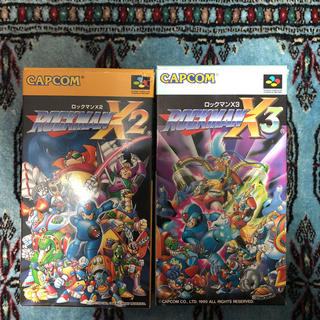 スーパーファミコン(スーパーファミコン)のロックマンX2&X3(家庭用ゲームソフト)