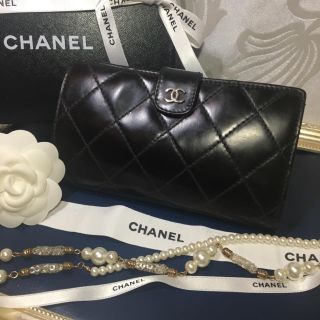 シャネル(CHANEL)の良品！マトラッセ 長財布 ココマーク  (財布)