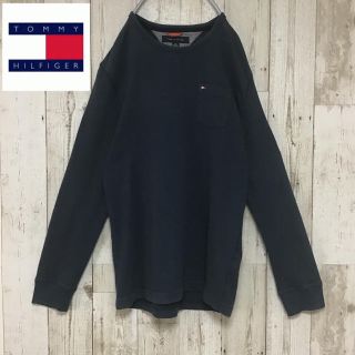 トミーヒルフィガー(TOMMY HILFIGER)の【トミーヒルフィガー】【ロゴ刺繍】【ワンポイント】【厚手 ロンT】(Tシャツ/カットソー(七分/長袖))