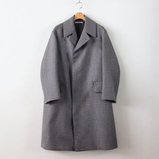 コモリ(COMOLI)の18aw AURALEE DOUBLE FACE CHECK LONG COAT(チェスターコート)