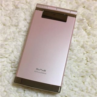 キョウセラ(京セラ)のWILLCOM 本体 充電器付き(携帯電話本体)