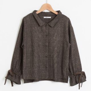 アメリエルマジェスティックレゴン(amelier MAJESTIC LEGON)のグレンチェックブラウス♡(シャツ/ブラウス(長袖/七分))