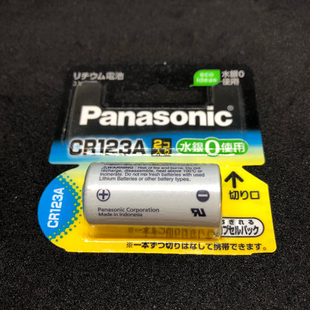 Panasonic(パナソニック)の電池 CR123A スマホ/家電/カメラのカメラ(その他)の商品写真