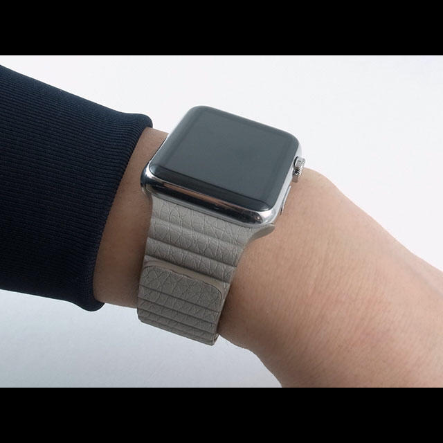 Apple Watch - アップルウォッチ 42ミリ レザーループバンドの通販 by