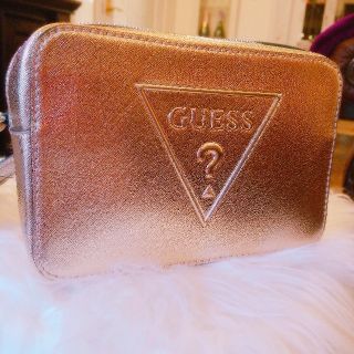 ゲス(GUESS)の[新品・未使用] GUESS ショルダーバッグ ローズゴールド(ショルダーバッグ)