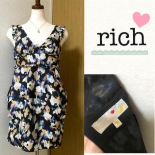 スタニングルアー(STUNNING LURE)のrich♡コクーンワンピ セレブパーティ(ミニワンピース)