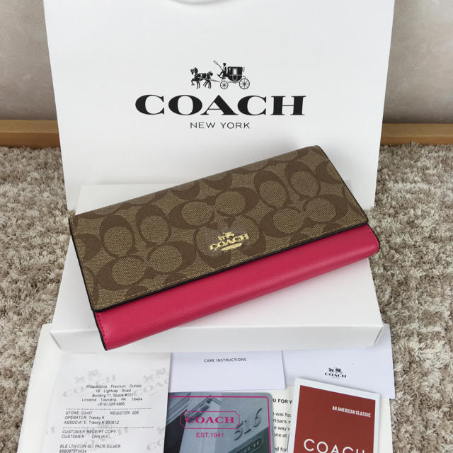 ✨新作コーチCOACH 長財布 新品 箱、付き✨翌日発送