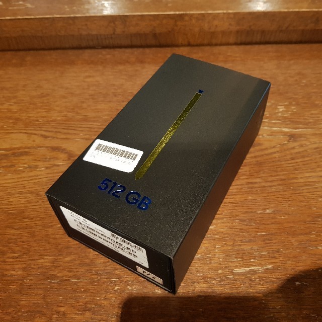 新品未使用 galaxy note9 512gb ブルー simフリー