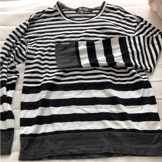 ブラックコムデギャルソン(BLACK COMME des GARCONS)のコムデギャルソンのボーダーTシャツ ロンT (Tシャツ/カットソー(七分/長袖))