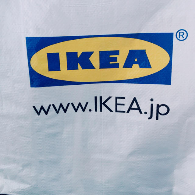 IKEA(イケア)の△ ▲IKEA KLAMBY ホワイトバッグ 2枚セット▲△ レディースのバッグ(エコバッグ)の商品写真