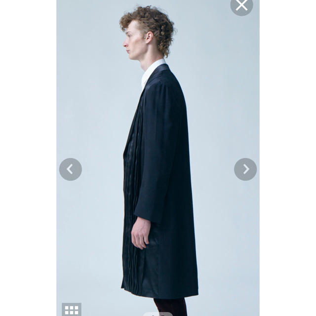 Paul Smith(ポールスミス)のPaul Smith 18AW ミックスアップ プリーツコート メンズのジャケット/アウター(チェスターコート)の商品写真