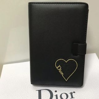 クリスチャンディオール(Christian Dior)のDior ノベルティ ノート 手帳 黒 ブラック(ノベルティグッズ)