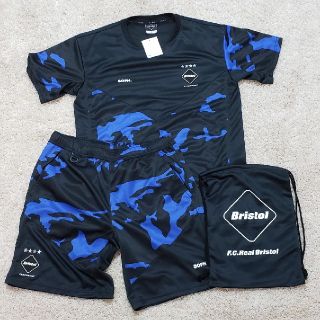 エフシーアールビー(F.C.R.B.)の【ウルケル様専用】カモフラトレーニング トップ&ショーツ Mサイズ(Tシャツ/カットソー(半袖/袖なし))