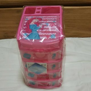 アリエル(アリエル)のにゃべこ様専用 ディズニー 4段収納 BOX リトルマーメイド(キャラクターグッズ)