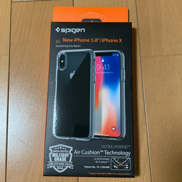 Spigen(シュピゲン)のiPhone X クリアケース スマホ/家電/カメラのスマホアクセサリー(iPhoneケース)の商品写真