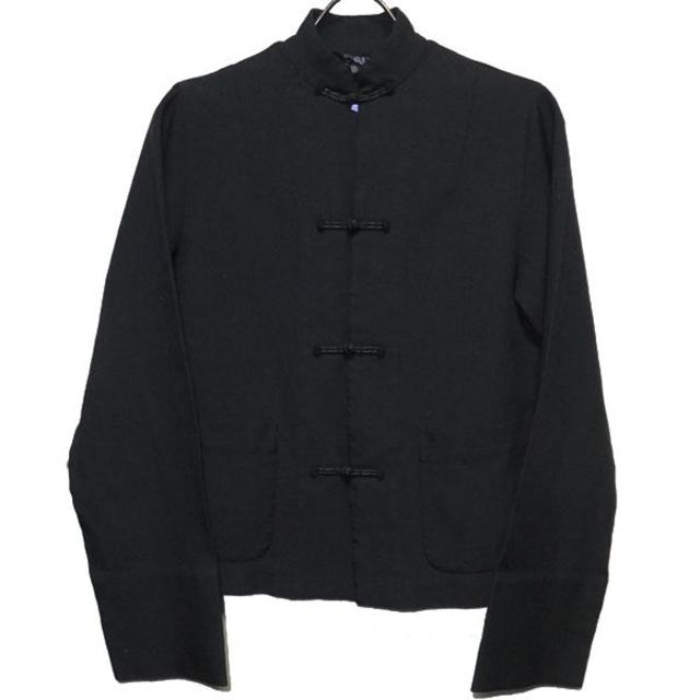 BLACK COMME des GARCONS(ブラックコムデギャルソン)のブラックコムデギャルソン 17SS ポリチャイナジャケット XS 新品 メンズのジャケット/アウター(ブルゾン)の商品写真