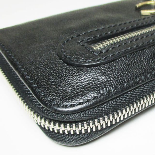 Chloe(クロエ)のChloe クロエ ラウンドファスナー長財布 ホース ウォレット ブラック レディースのファッション小物(財布)の商品写真