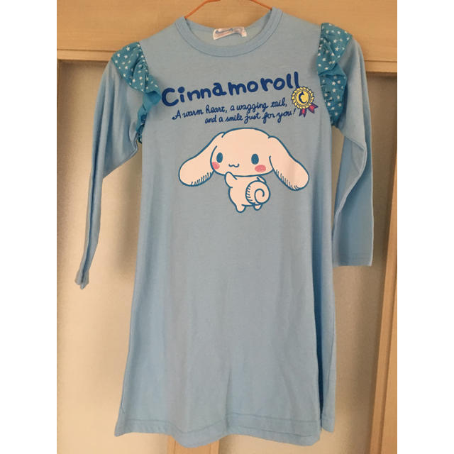 新品サンリオ シナモンロールワンピ キッズ/ベビー/マタニティのキッズ服女の子用(90cm~)(ワンピース)の商品写真