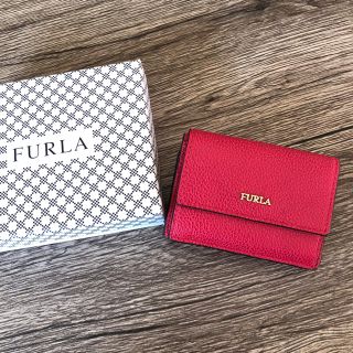 フルラ(Furla)の新品 フルラ  三つ折り コンパクト 折り財布 RUBY ルビー 赤(財布)