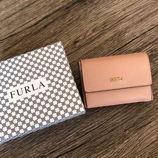 フルラ(Furla)の新品 フルラ  三つ折り コンパクト 折り財布 ピンク ピンクベージュ(財布)