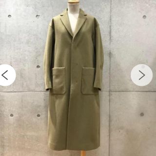 【美品】【HYKE】【ハイク】WOOL SHOP COAT