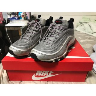 ナイキ(NIKE)のairmax97 metallicsilver 27.5cm(スニーカー)