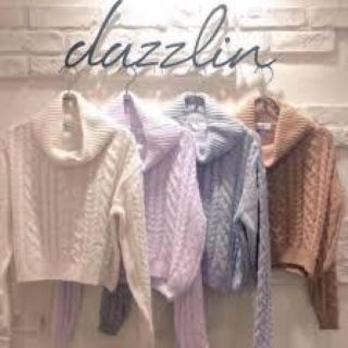 ダズリン(dazzlin)のダズリン オフタートルケーブルニット(ニット/セーター)