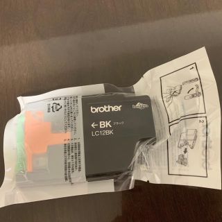 ブラザー(brother)のbrother  LC12BK インク  純正品(PC周辺機器)