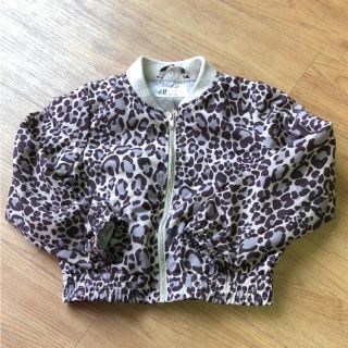 エイチアンドエム(H&M)のH&M♡leopard parka♡110㎝(ジャケット/上着)