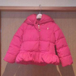 ラルフローレン(Ralph Lauren)のラルフローレン　ダウン　110cm  ピンク(コート)