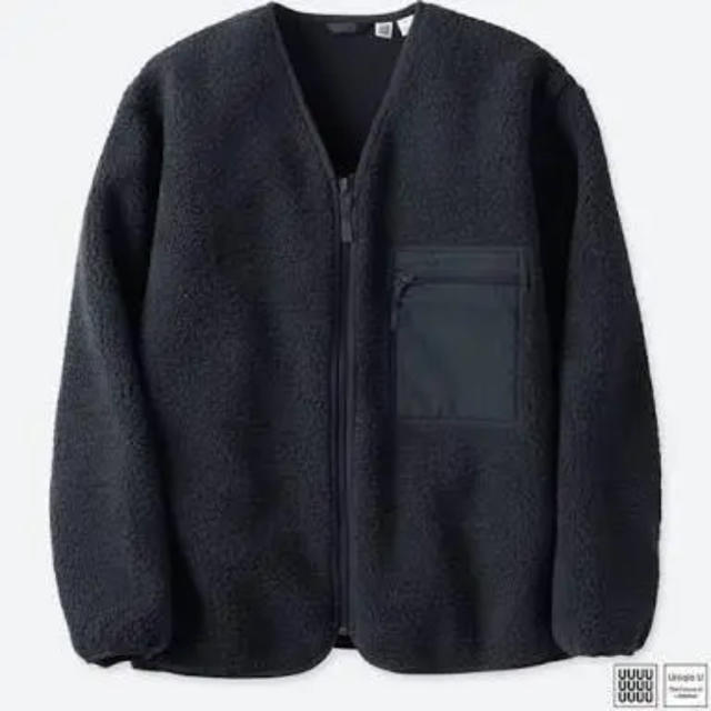 UNIQLO(ユニクロ)のユニクロボアフリースカーディガン〈最終値下げ〉 メンズのジャケット/アウター(ブルゾン)の商品写真