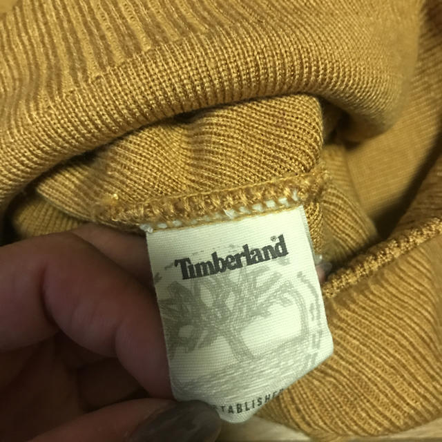Timberland(ティンバーランド)のティンバーランド ニット帽  茶系 未使用 メンズの帽子(ニット帽/ビーニー)の商品写真