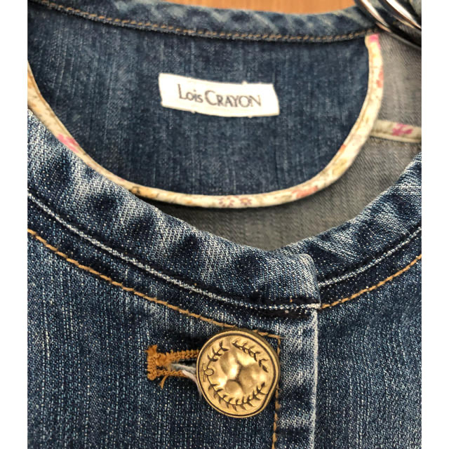 Lois CRAYON(ロイスクレヨン)のロイスクレヨン  デニムジャケット レディースのジャケット/アウター(Gジャン/デニムジャケット)の商品写真
