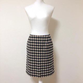 ロペピクニック(Rope' Picnic)の【rinrin様 専用】チェック柄シャギータイトスカート(ひざ丈スカート)