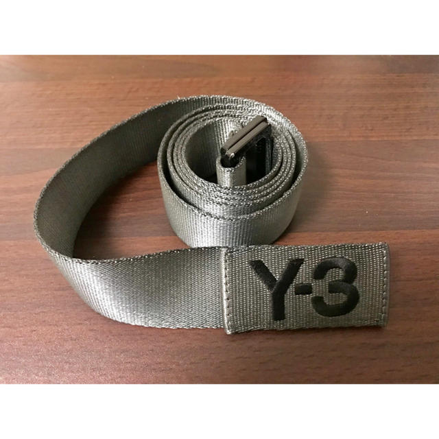 Y-3(ワイスリー)のY-3 LOGO BELT シルバー Lサイズ メンズのファッション小物(ベルト)の商品写真