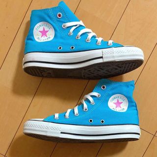 コンバース(CONVERSE)のCONVERSE コンバース ハイカット ブルー ALLSTAR 24cm(スニーカー)