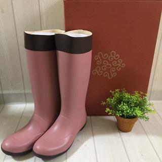 ピンク カナナプロジェクト レインシューズ 長靴 雨具 ガーデニング(レインブーツ/長靴)